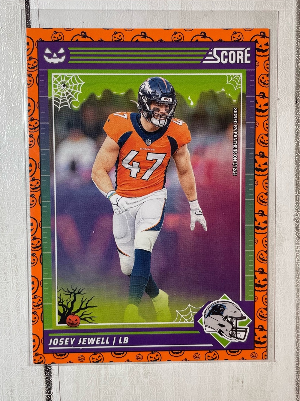 2024 Panini Score-A-Treat - Josey Jewell #88 Pumpkins